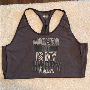 BCG working out is my happy hour tank